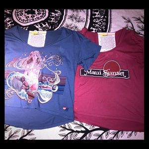 Bundle of 2 Aviator Nation tees !